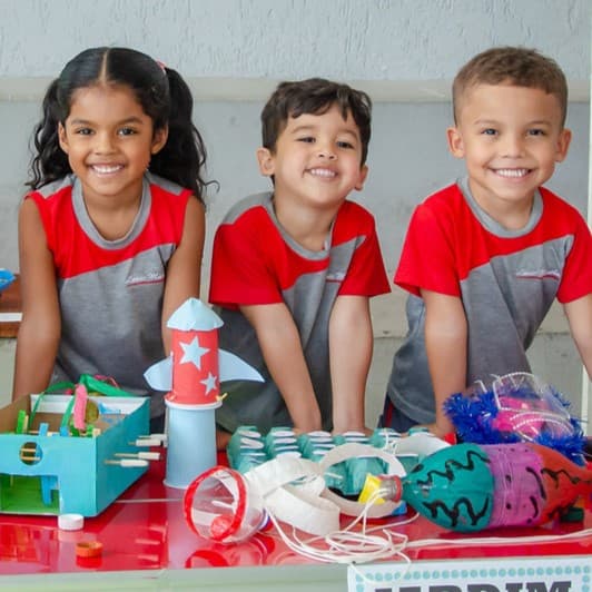 Foto de aluno do Ensino Infantil