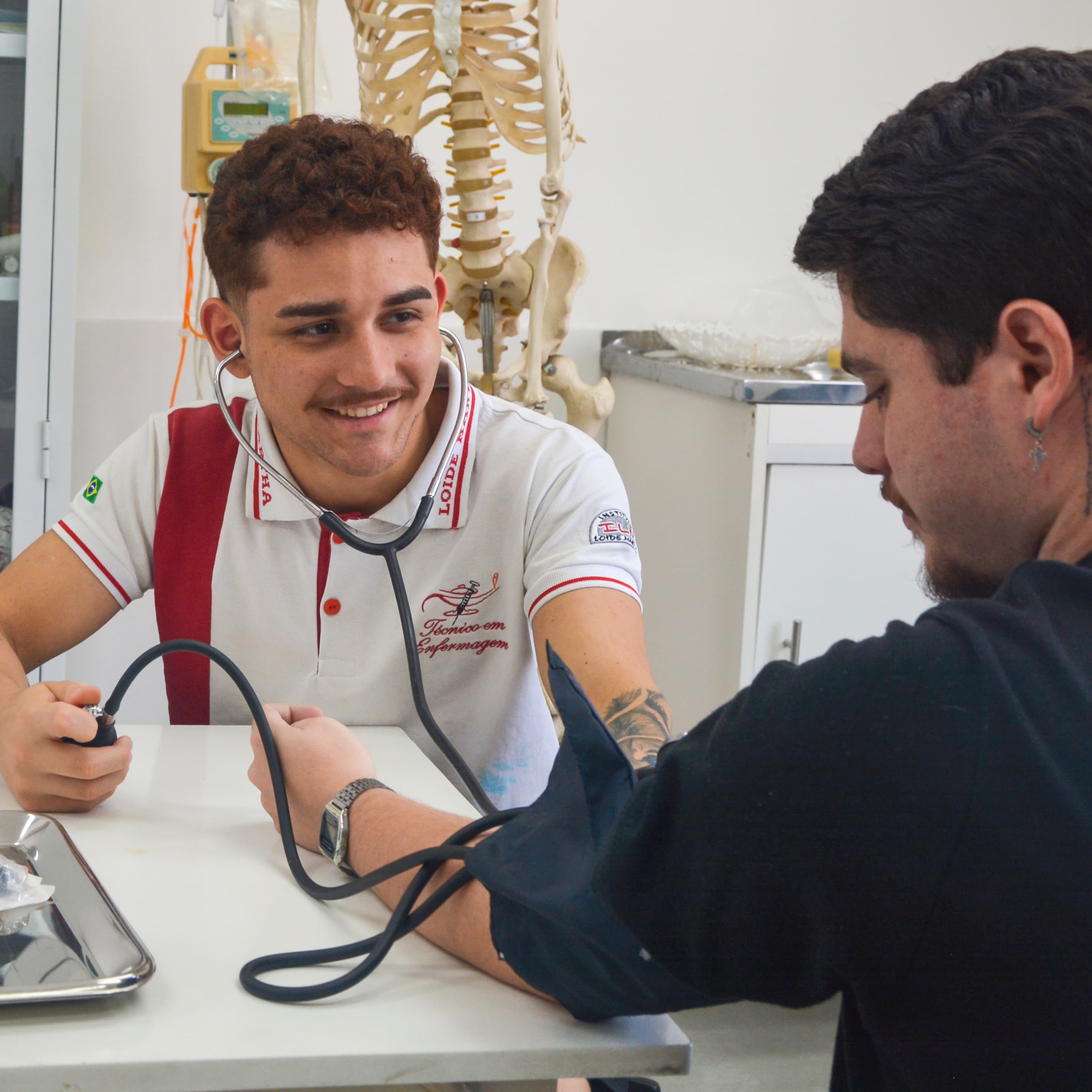 Foto de aluno do Ensino Técnico